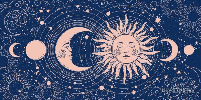 sol e lua na astrologia